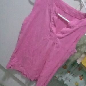 Free Women's Pink Sleeveless Top